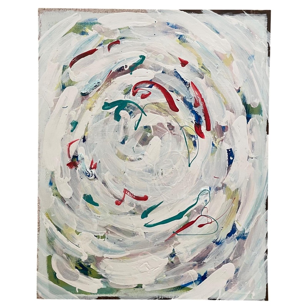 Vortex Impasto Abstract Expressionism Original Painting 16x20 Gestural Wall Art